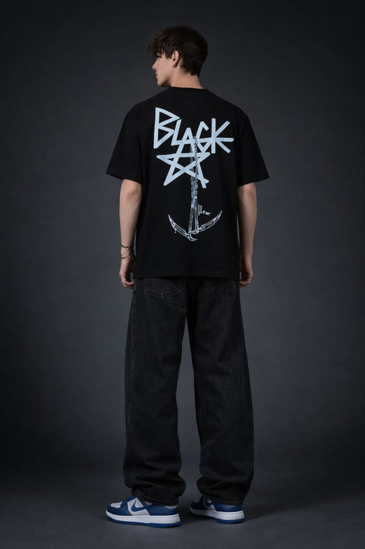 Black Star oversized T-shirt