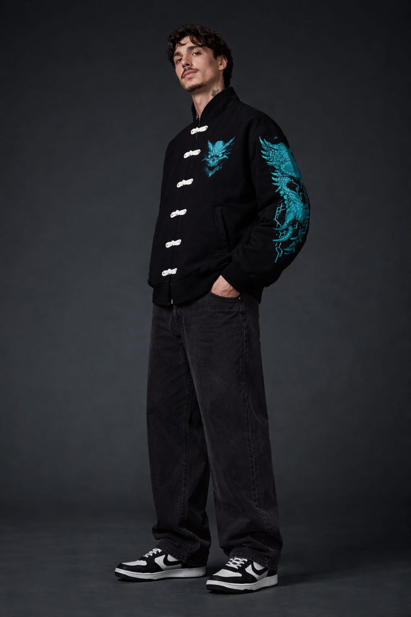 CNY Kaiju No.8 Black Jacket