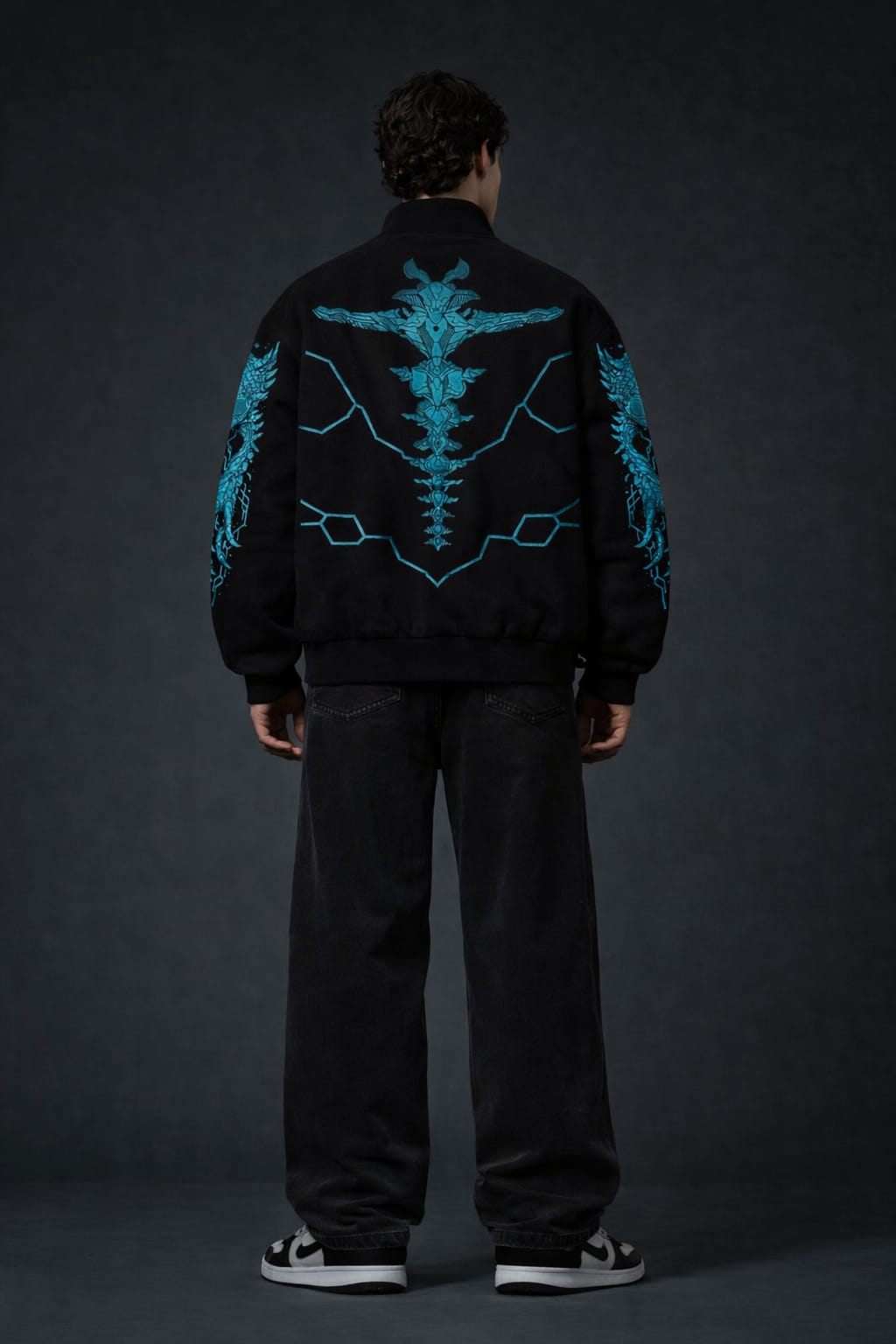CNY Kaiju No.8 Black Jacket