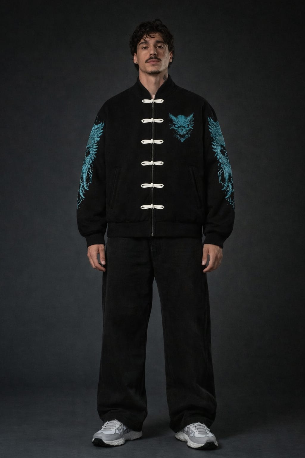 CNY Kaiju No.8 Black Jacket