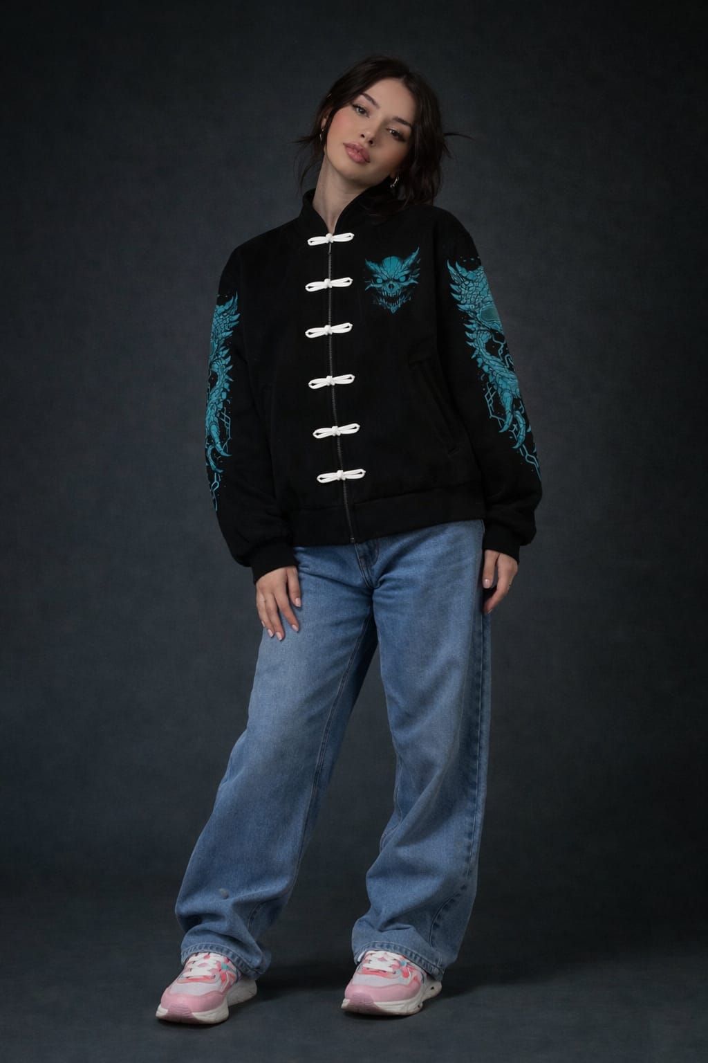CNY Kaiju No.8 Black Jacket