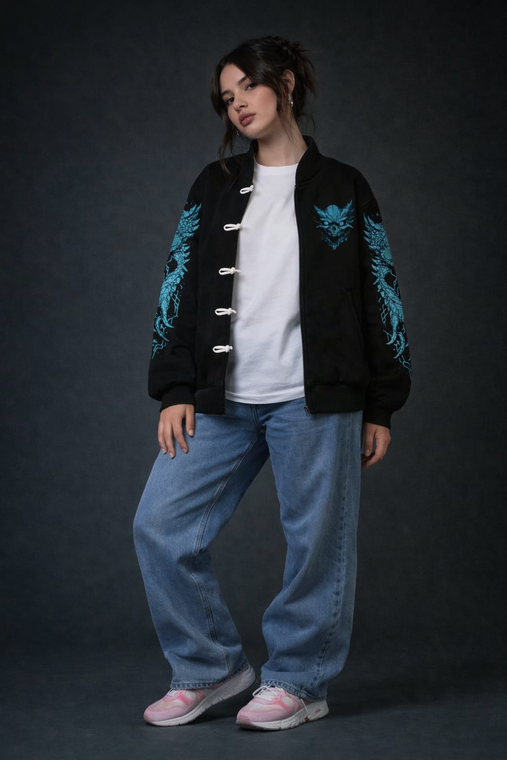 CNY Kaiju No.8 Black Jacket