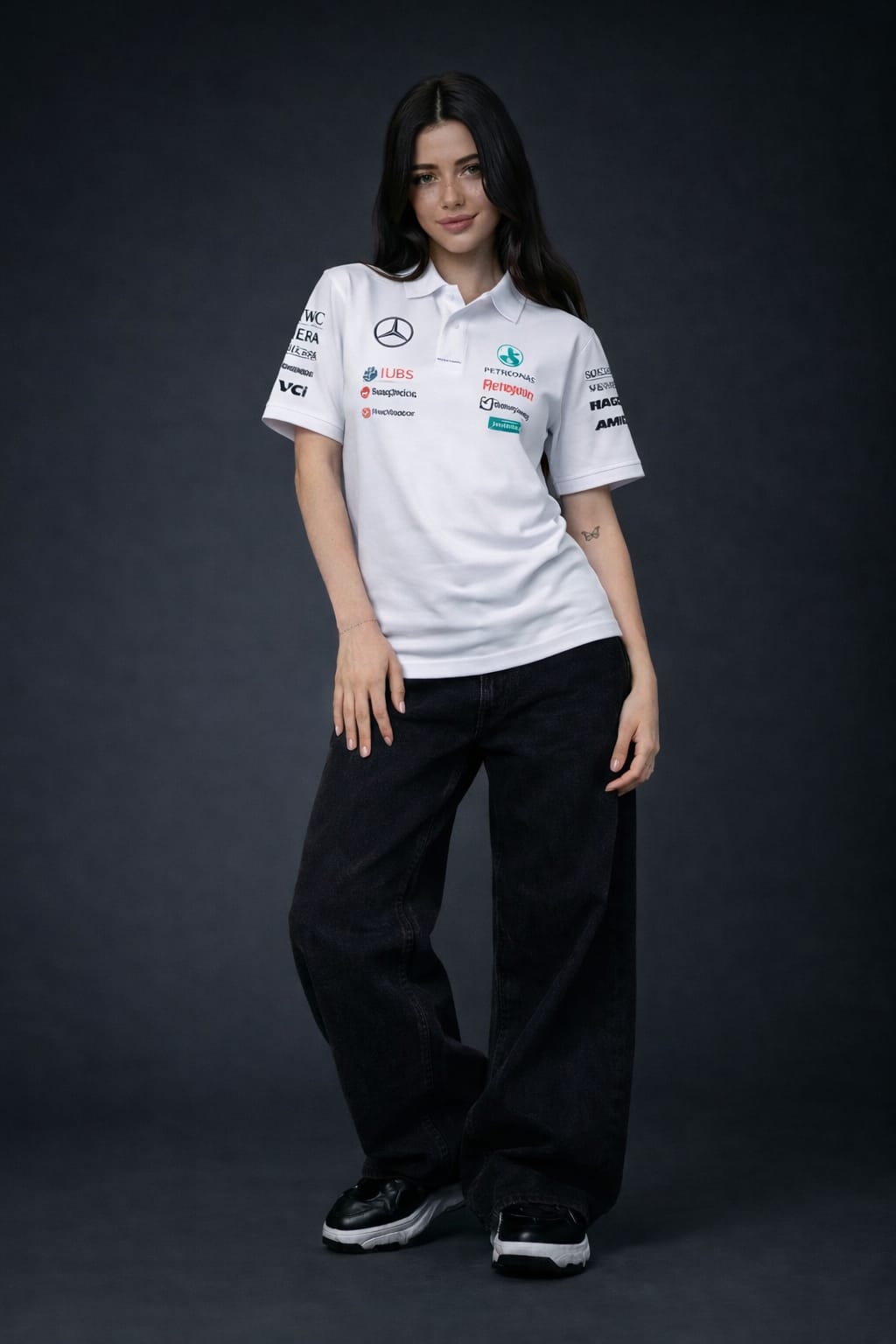 Petronas White Polo