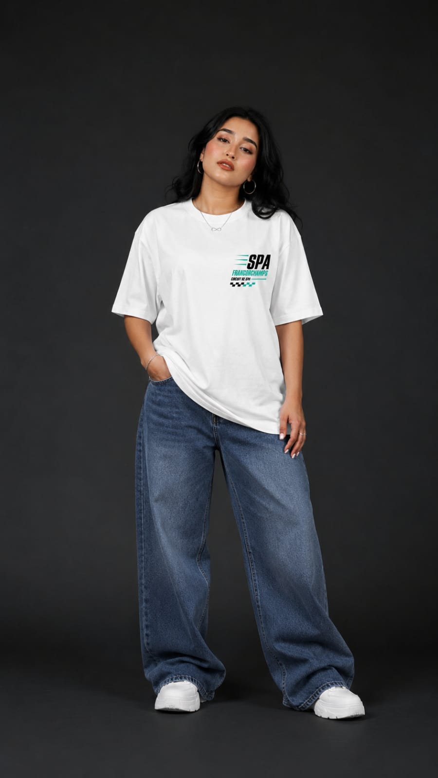 Spa Francorchamps White Tee