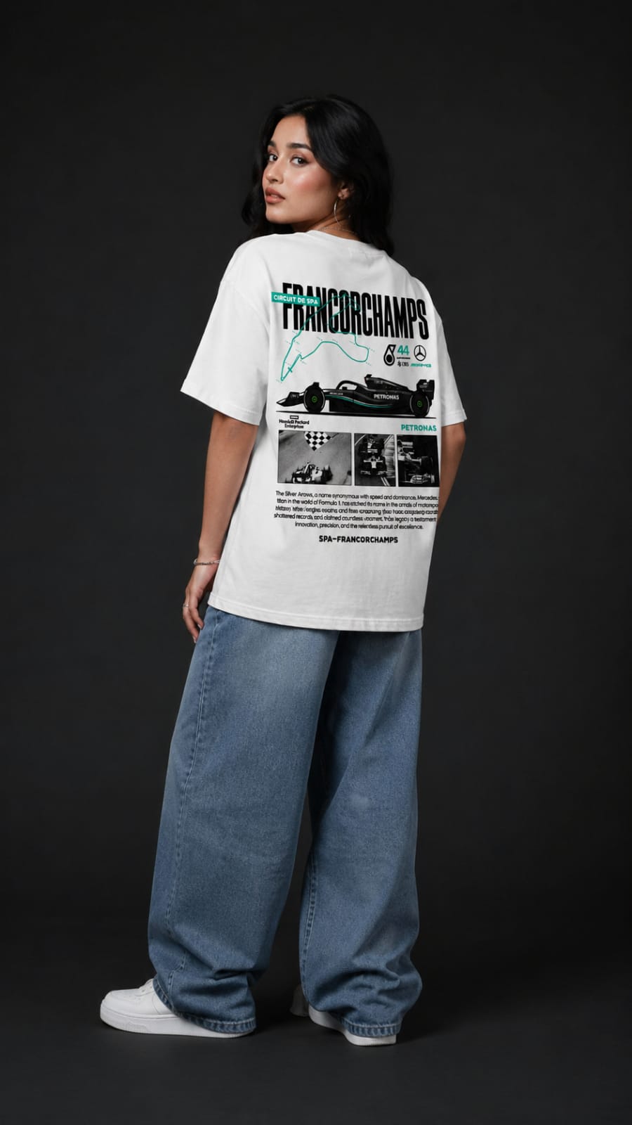 Spa Francorchamps White Tee