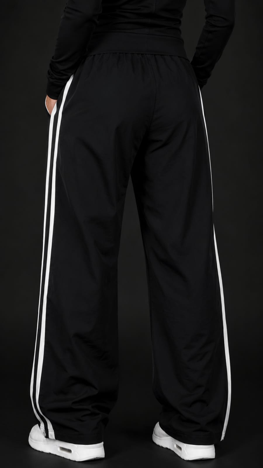 Black Zipper Nike Jogger Pants | Kezual