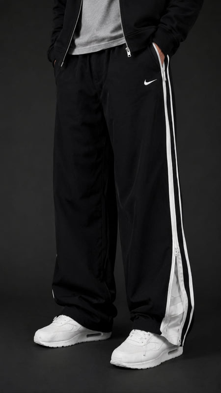 Black Zipper Nike Jogger Pants | Kezual