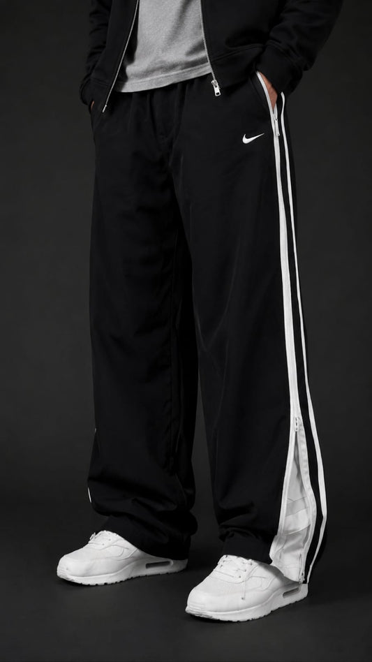 Black Zipper Nike Jogger Pants | Kezual