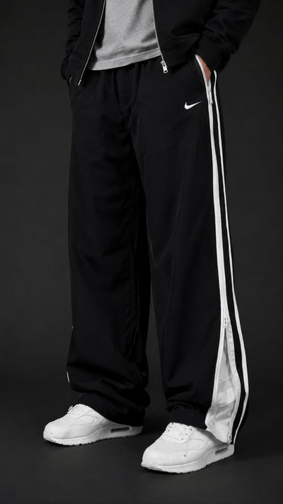 Black Zipper Nike Jogger Pants | Kezual