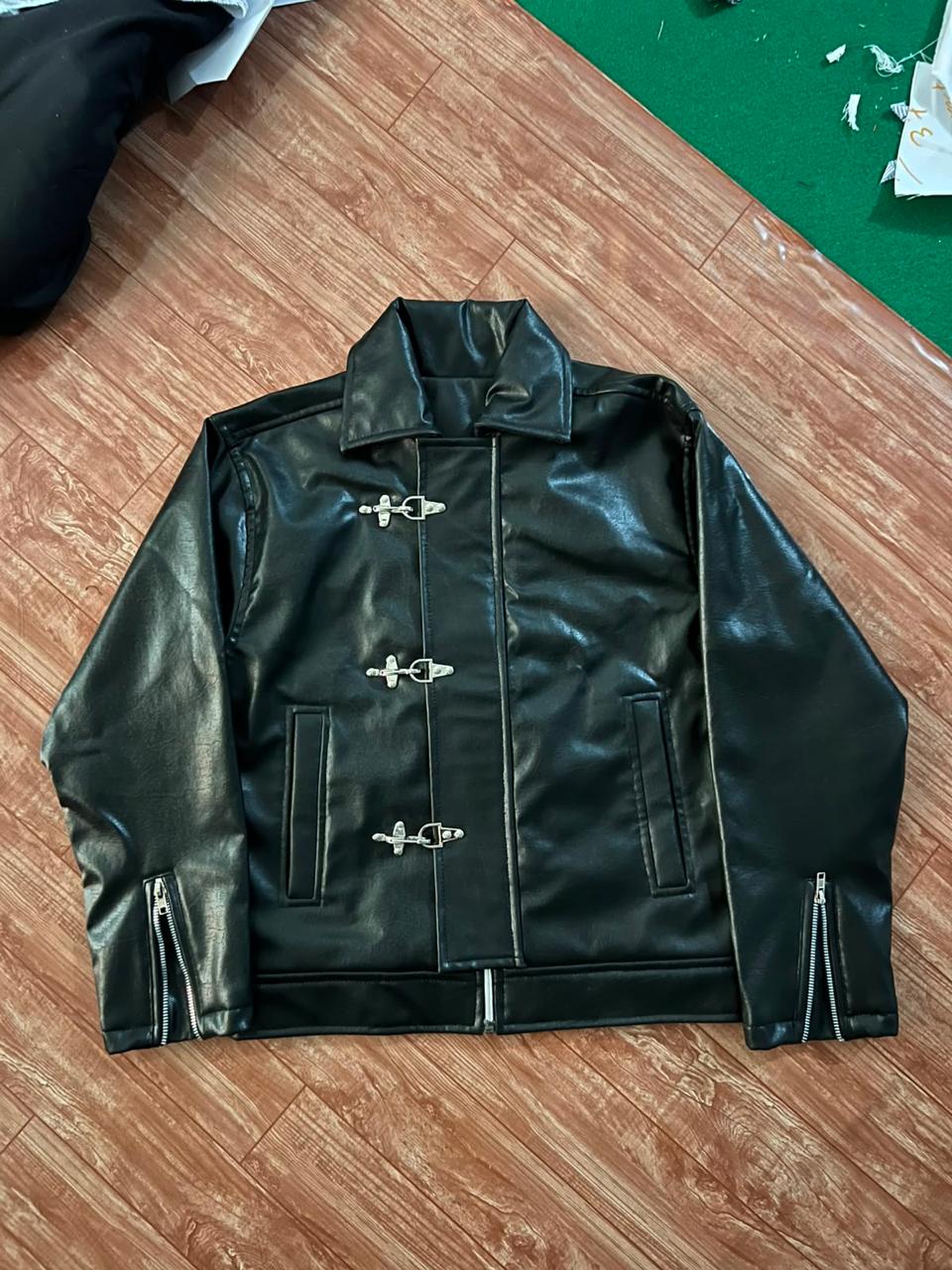 Chinese Style Premium Leather Jacket