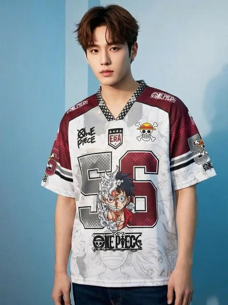 Gear 5 Luffy 56 Premium Oversized Anime Jersey