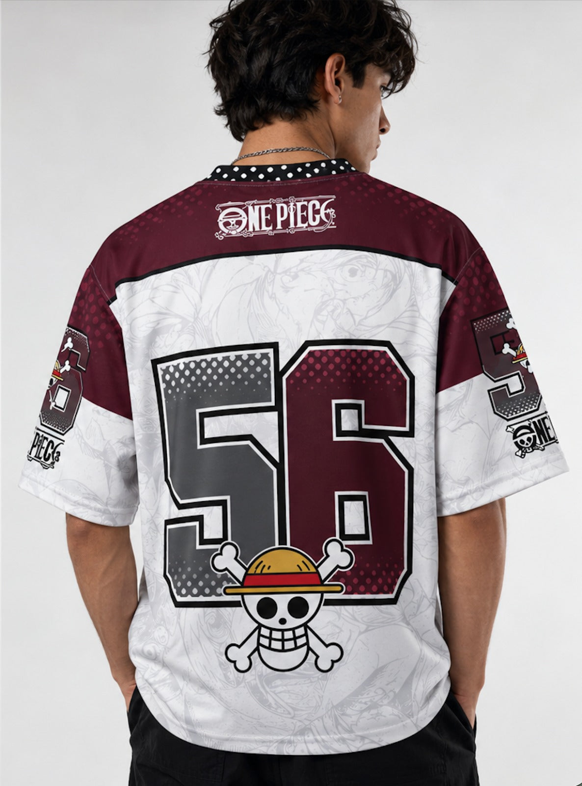 Gear 5 Luffy 56 Premium Oversized Anime Jersey