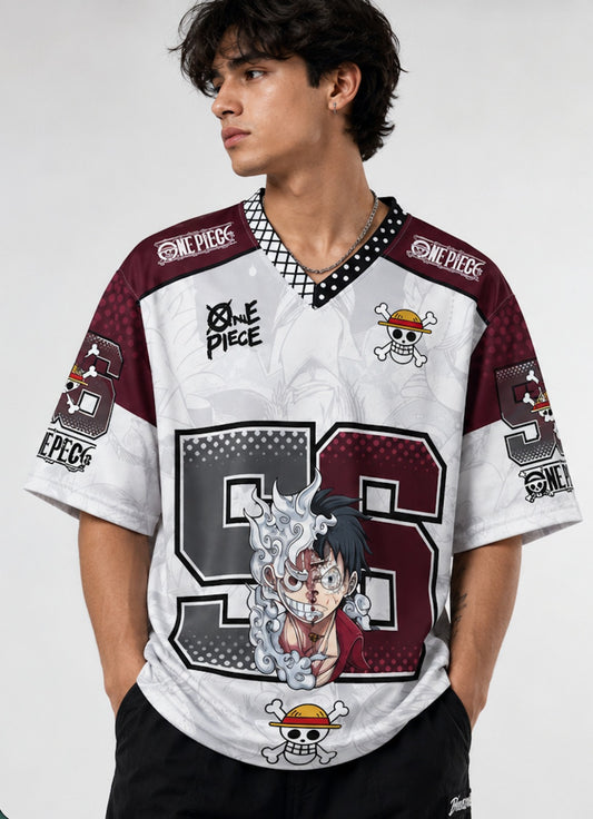 Gear 5 Luffy 56 Premium Oversized Anime Jersey