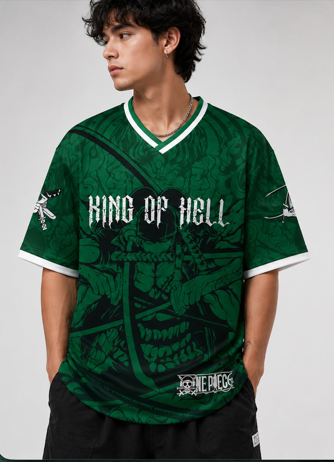Roronoa Zoro 03 Premium Oversized Anime Jersey