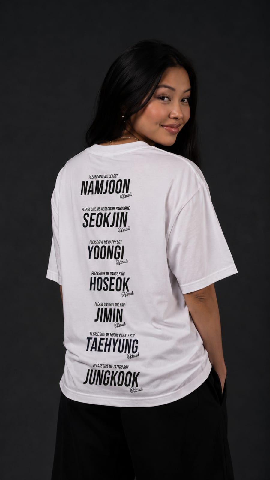 Bangtan OT7 Oversized Graphic T-Shirt