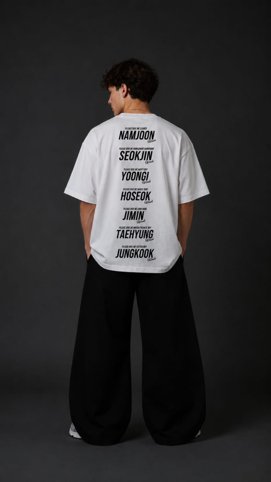 Bangtan OT7 Oversized Graphic T-Shirt