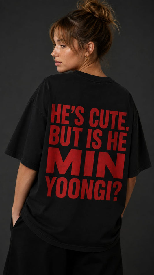 Min Yoongi Shadow Oversized T-Shirt