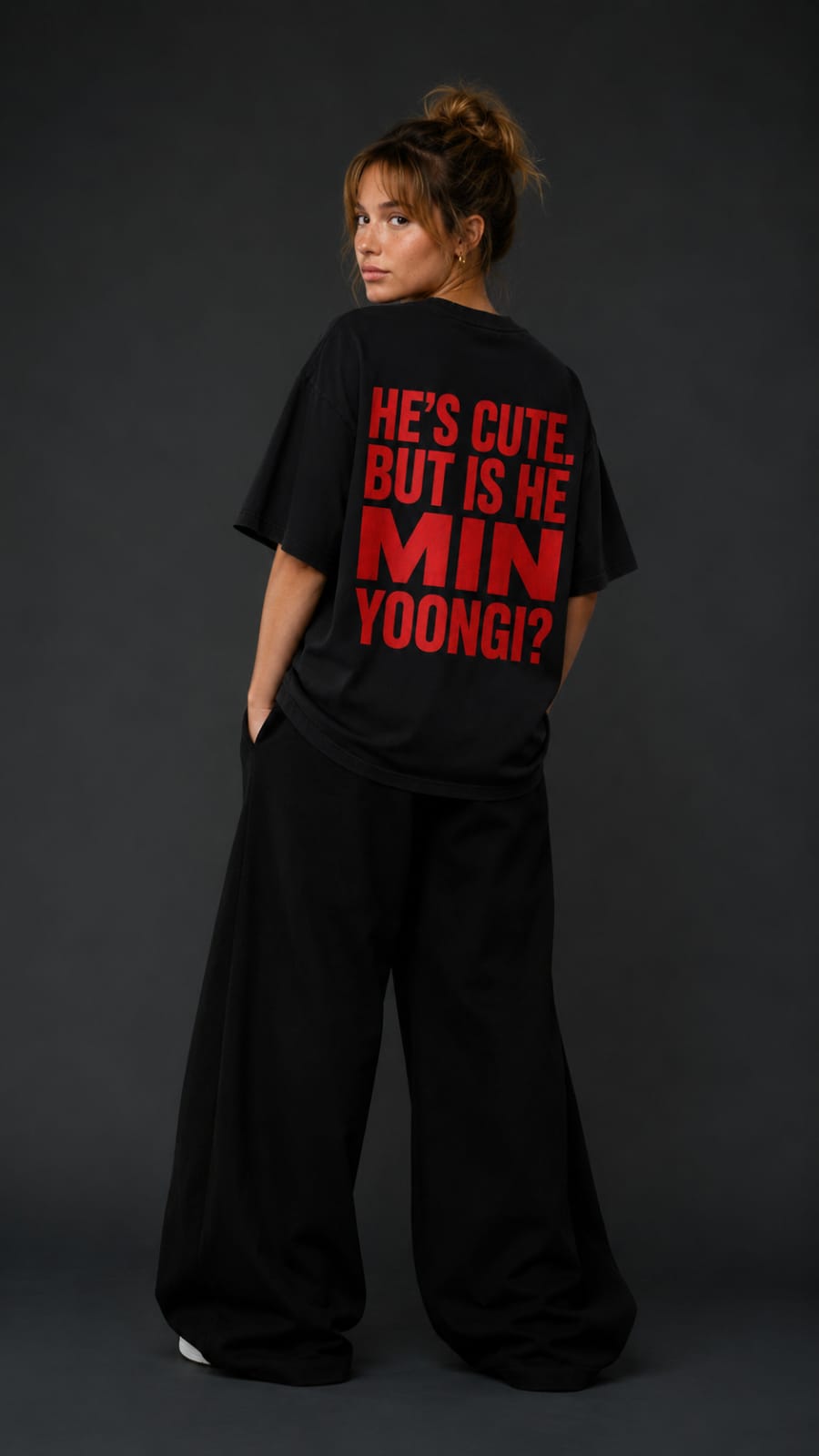 Min Yoongi Shadow Oversized T-Shirt