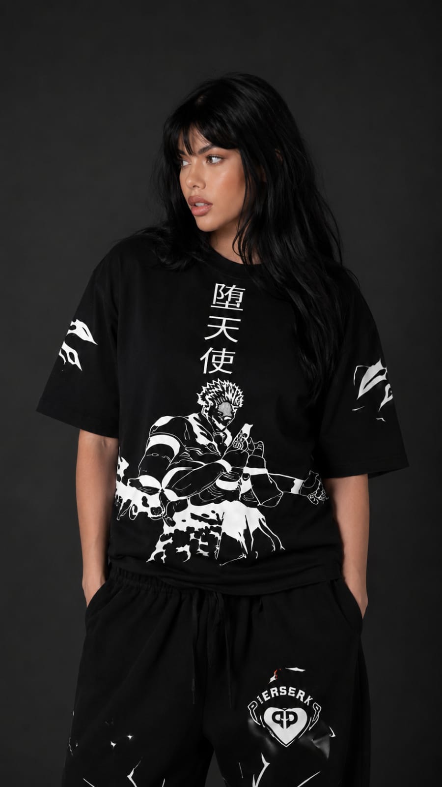 Black Ryomen Sukuna Coord Set – Premium Streetwear
