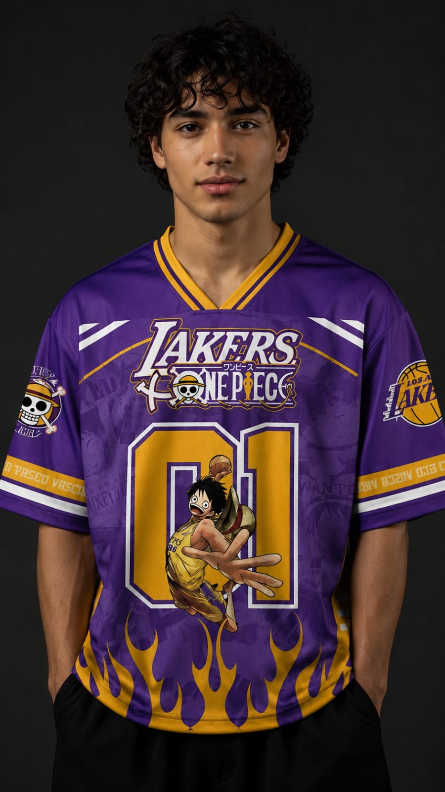 One-Piece Luffy #01 Oversized Jersey