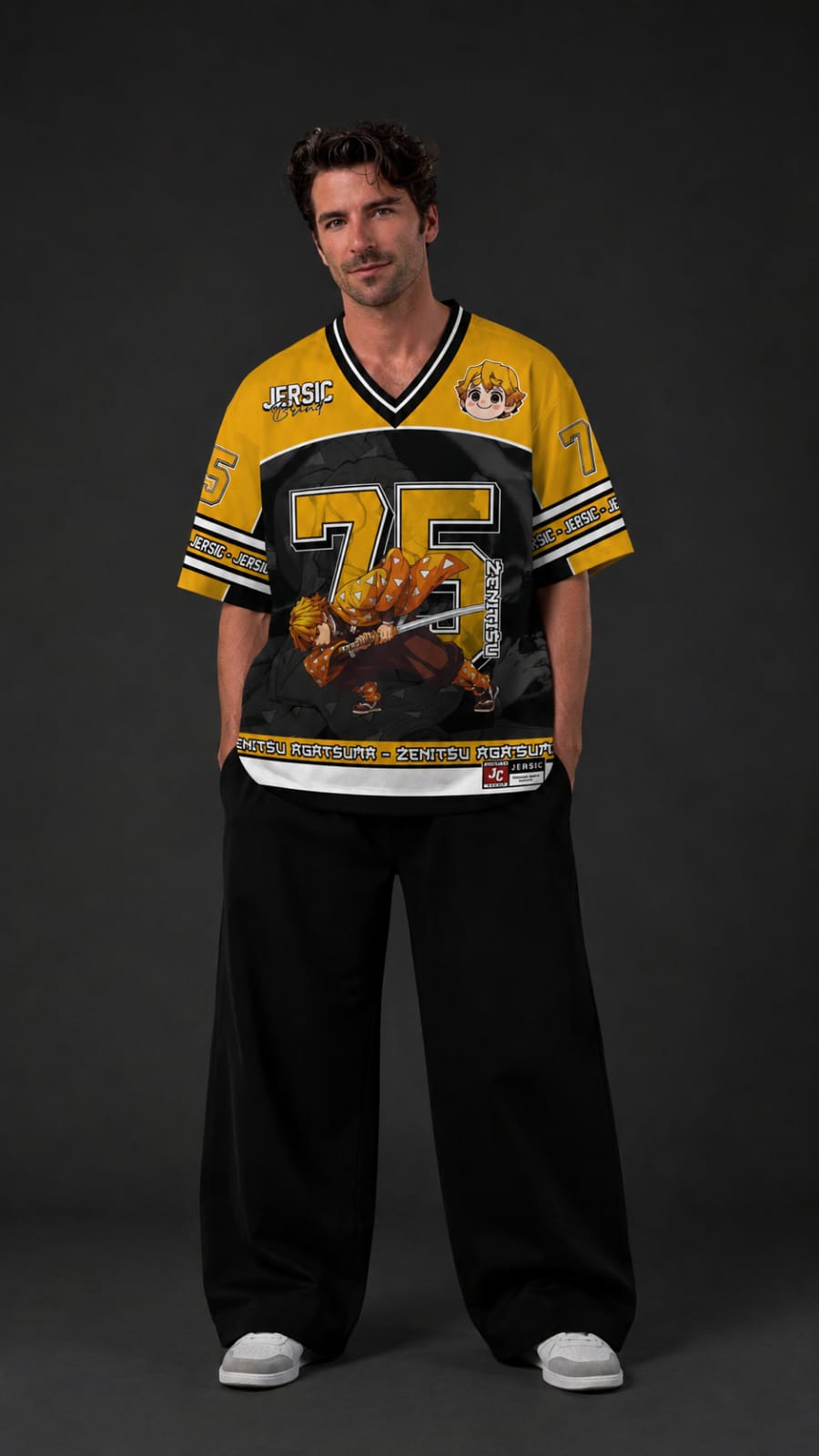 Zenitsu Thunder #75 Oversized Jersey