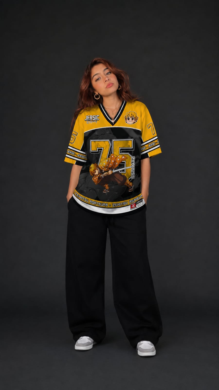Zenitsu Thunder #75 Oversized Jersey
