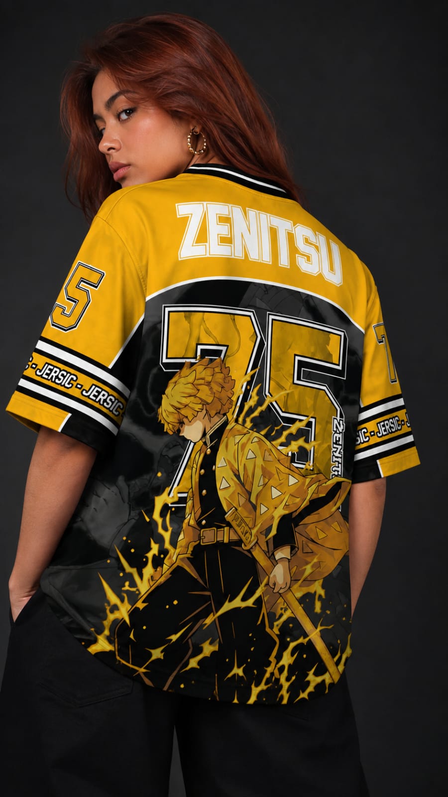 Zenitsu Thunder #75 Oversized Jersey