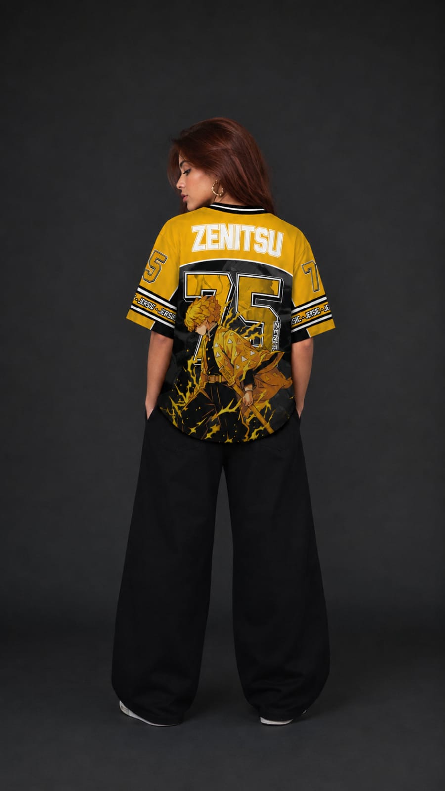 Zenitsu Thunder #75 Oversized Jersey