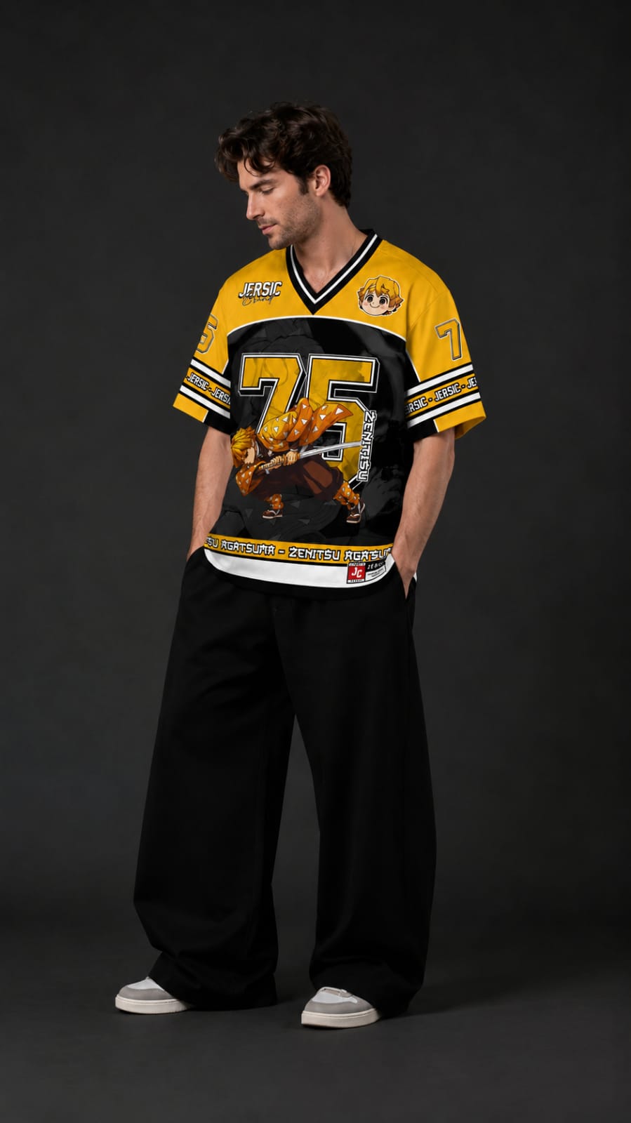 Zenitsu Thunder #75 Oversized Jersey