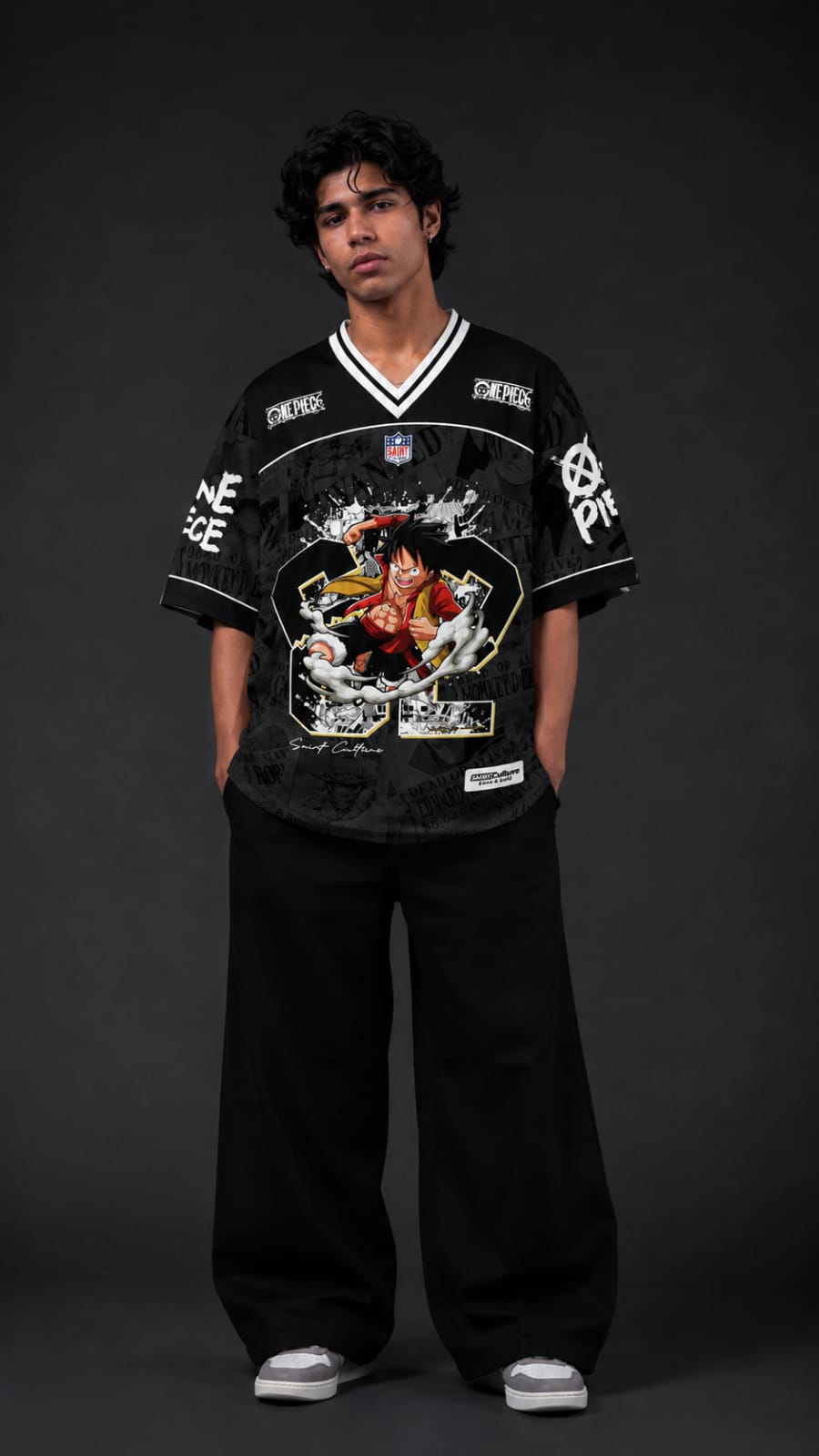 Luffy 62 Oversized Anime Jersey