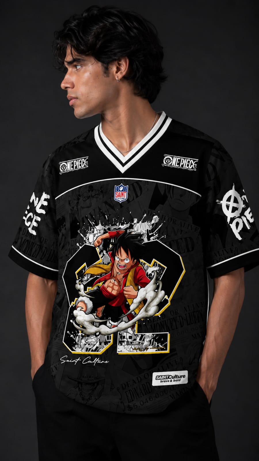 Luffy 62 Oversized Anime Jersey