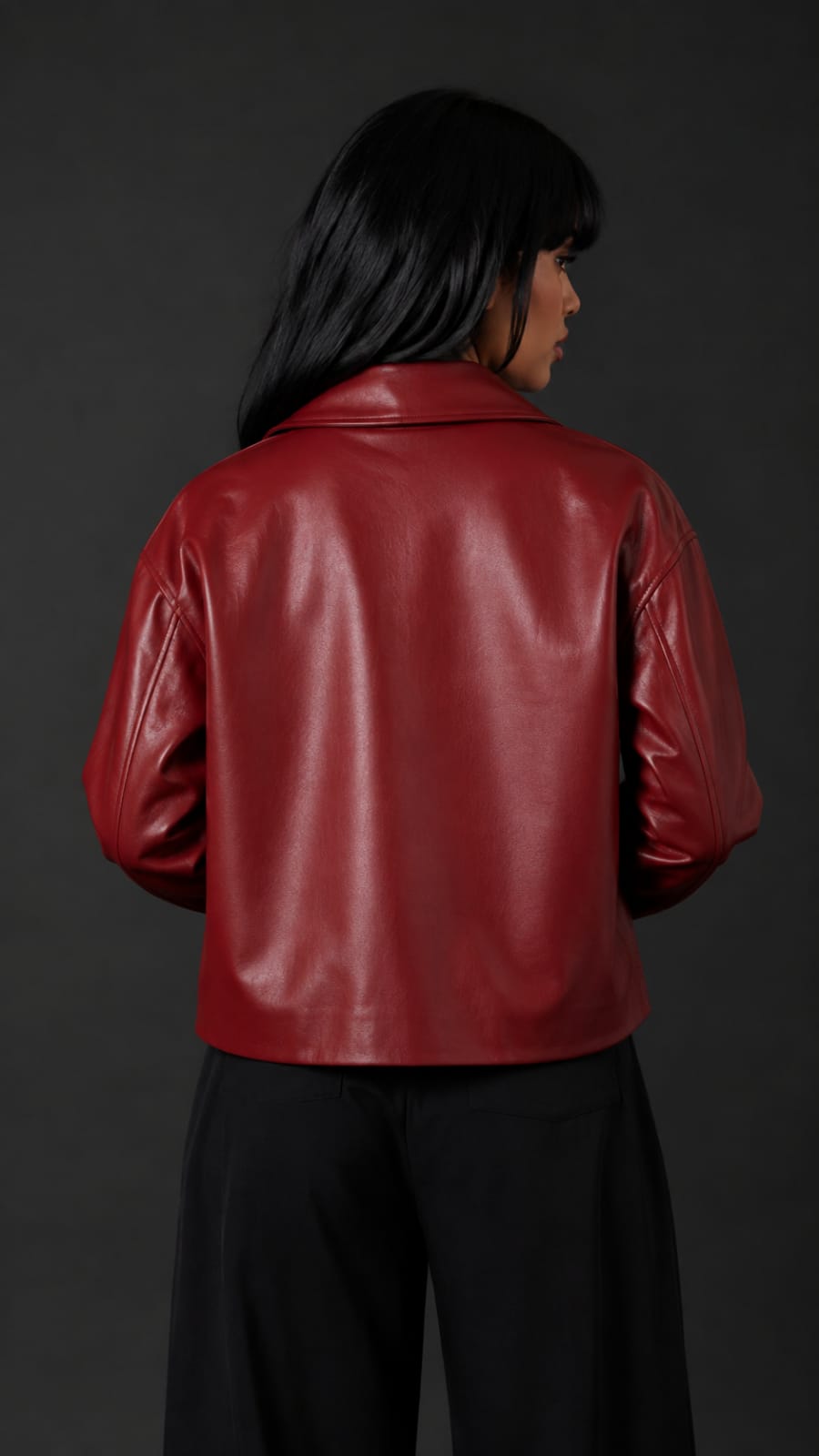 Red Leather Jacket – Premium Streetwear
