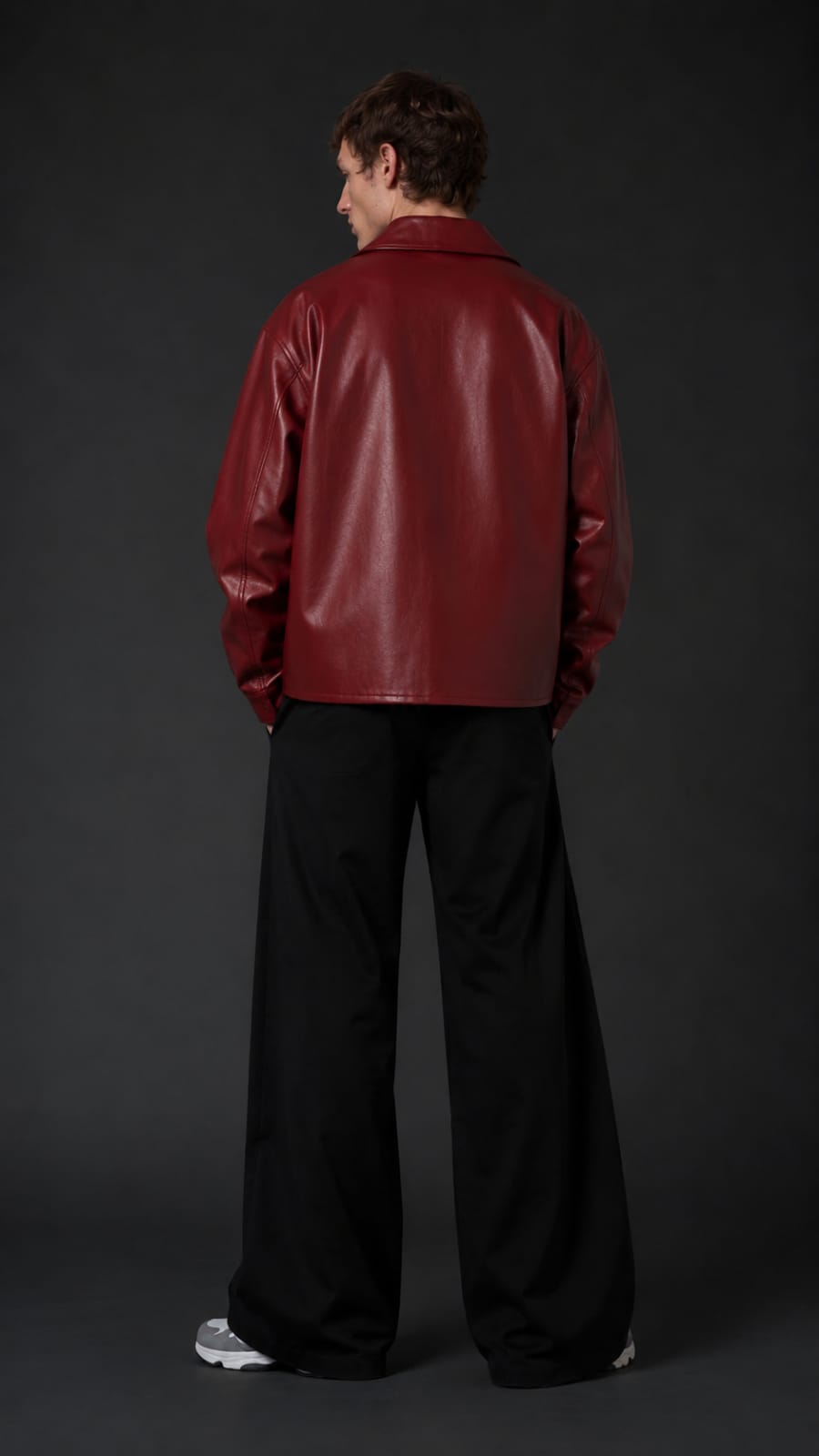 Red Leather Jacket – Premium Streetwear