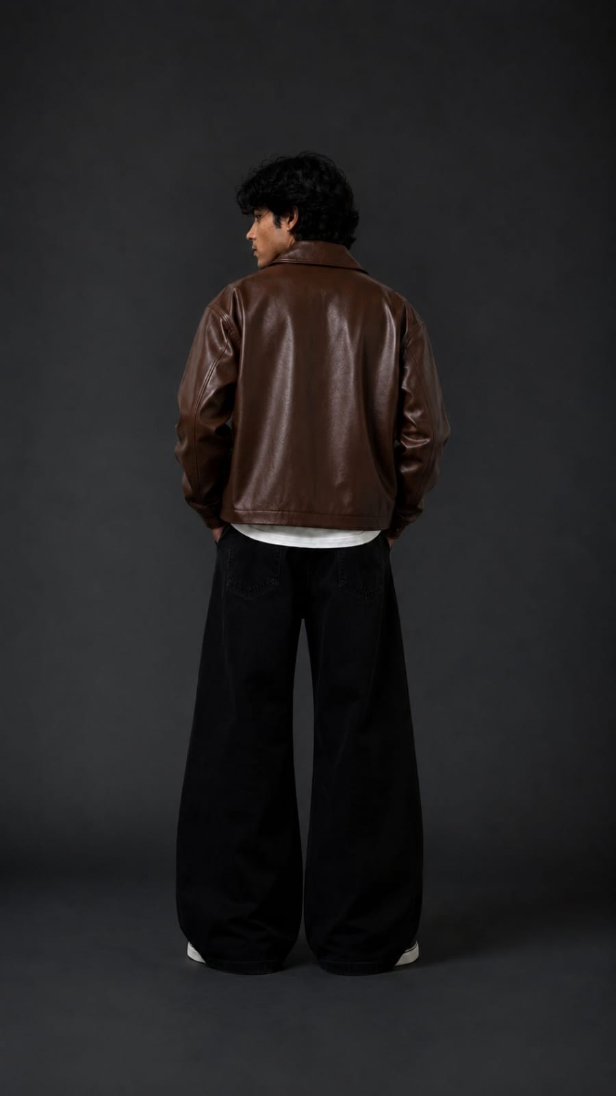 Brown Leather Jacket – Premium Streetwear