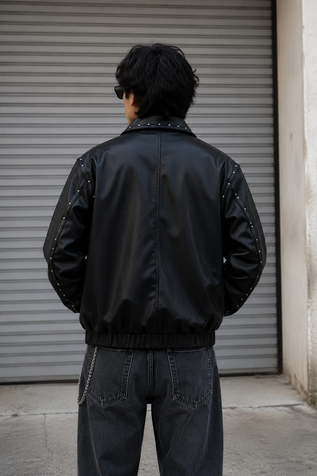 Kezual Studded Leather Jacket – Premium Streetwear