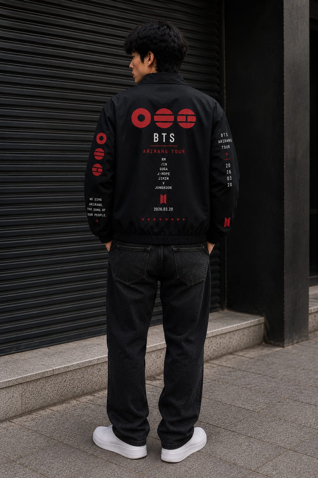 Arirang Graphic Jacket – BTS Inspired Streetwear
