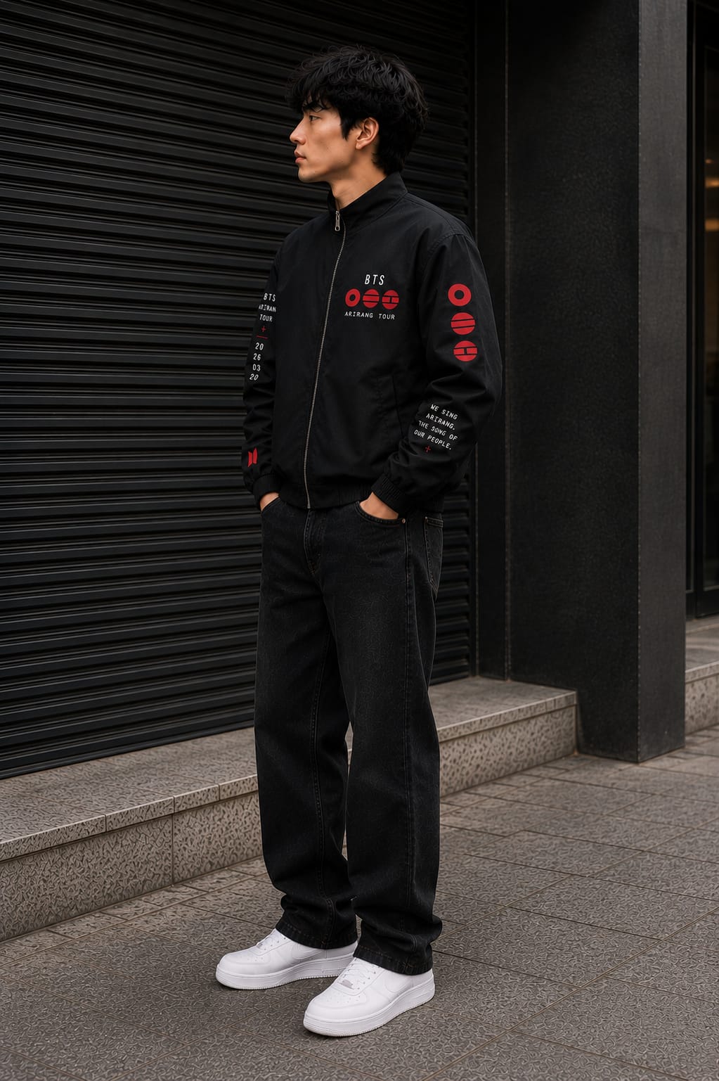 Arirang Graphic Jacket – BTS Inspired Streetwear