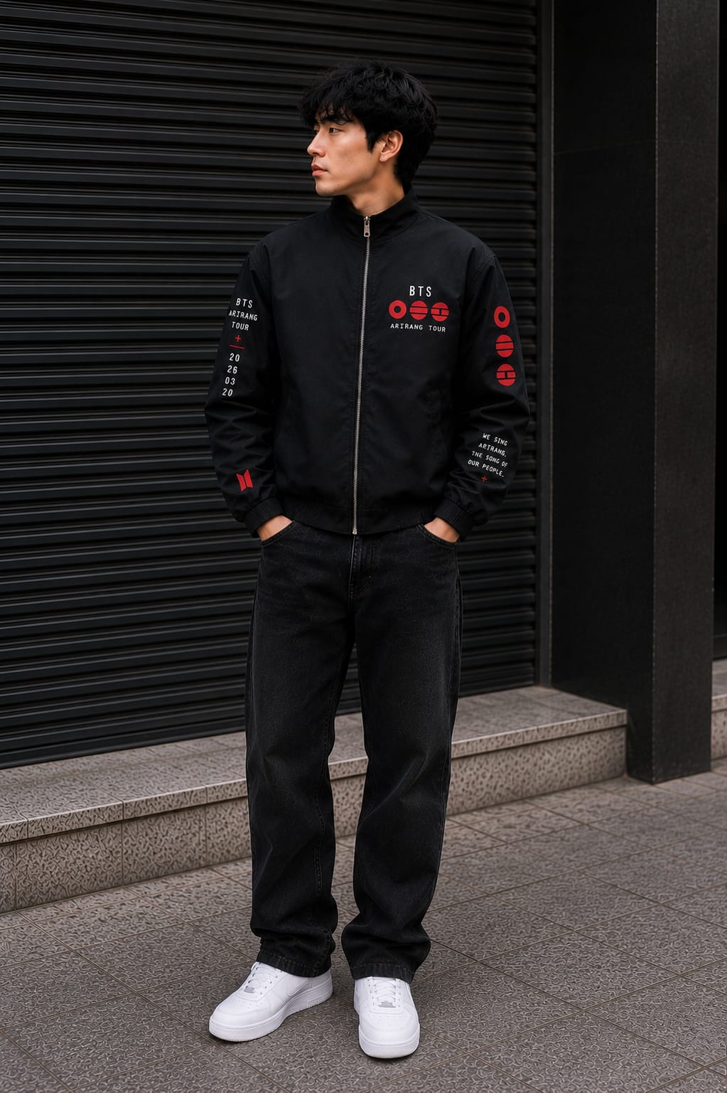 Arirang Graphic Jacket – BTS Inspired Streetwear