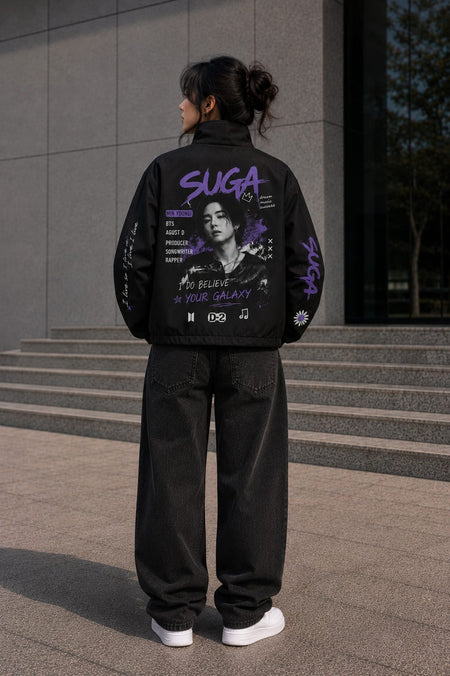 Suga Graphic Bomber Jacket