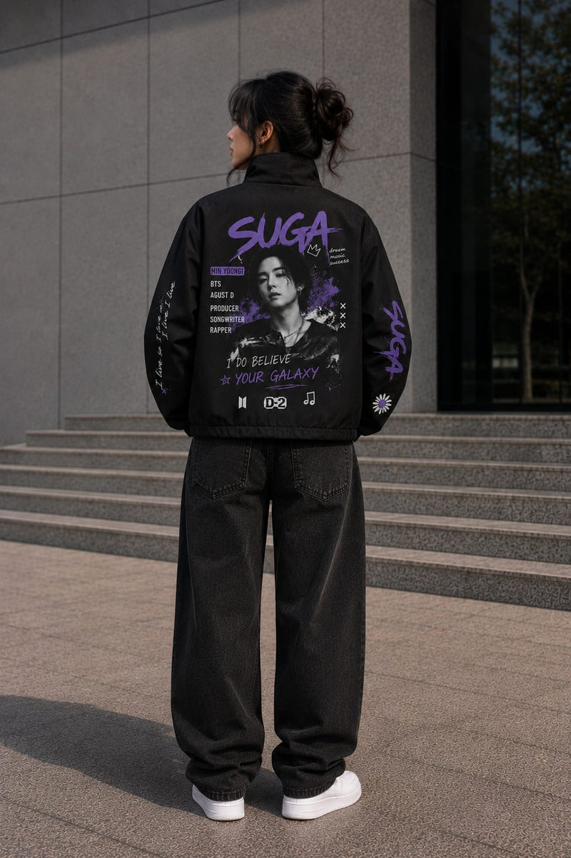Suga Graphic Bomber Jacket
