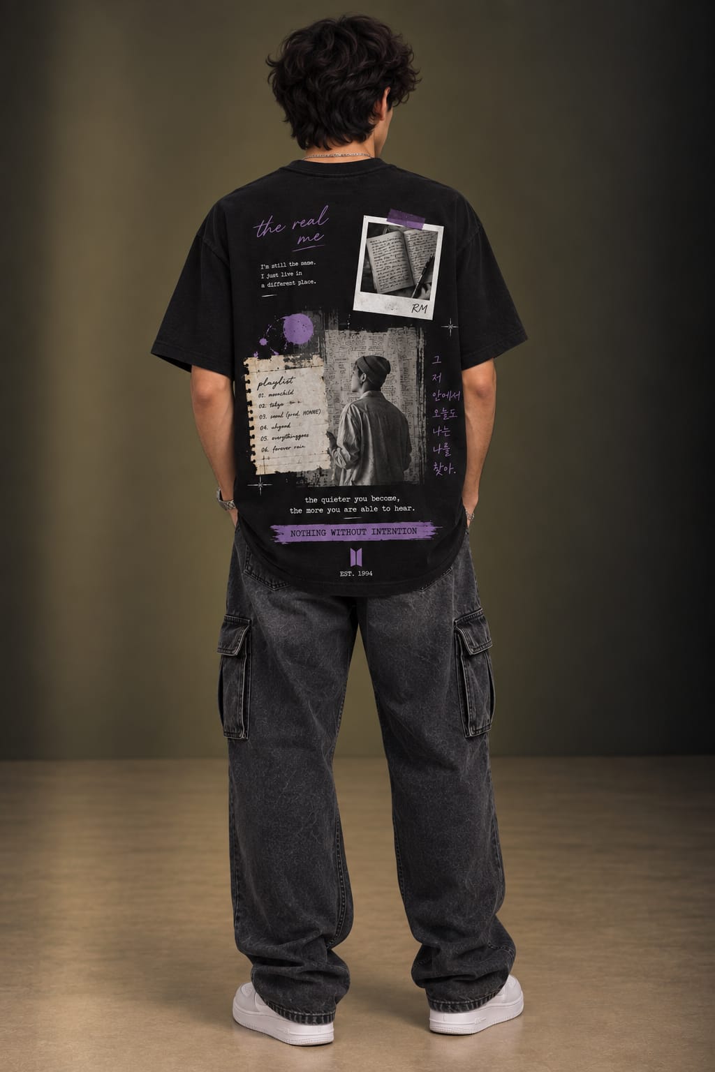 The Real Me – RM Version Black Tee