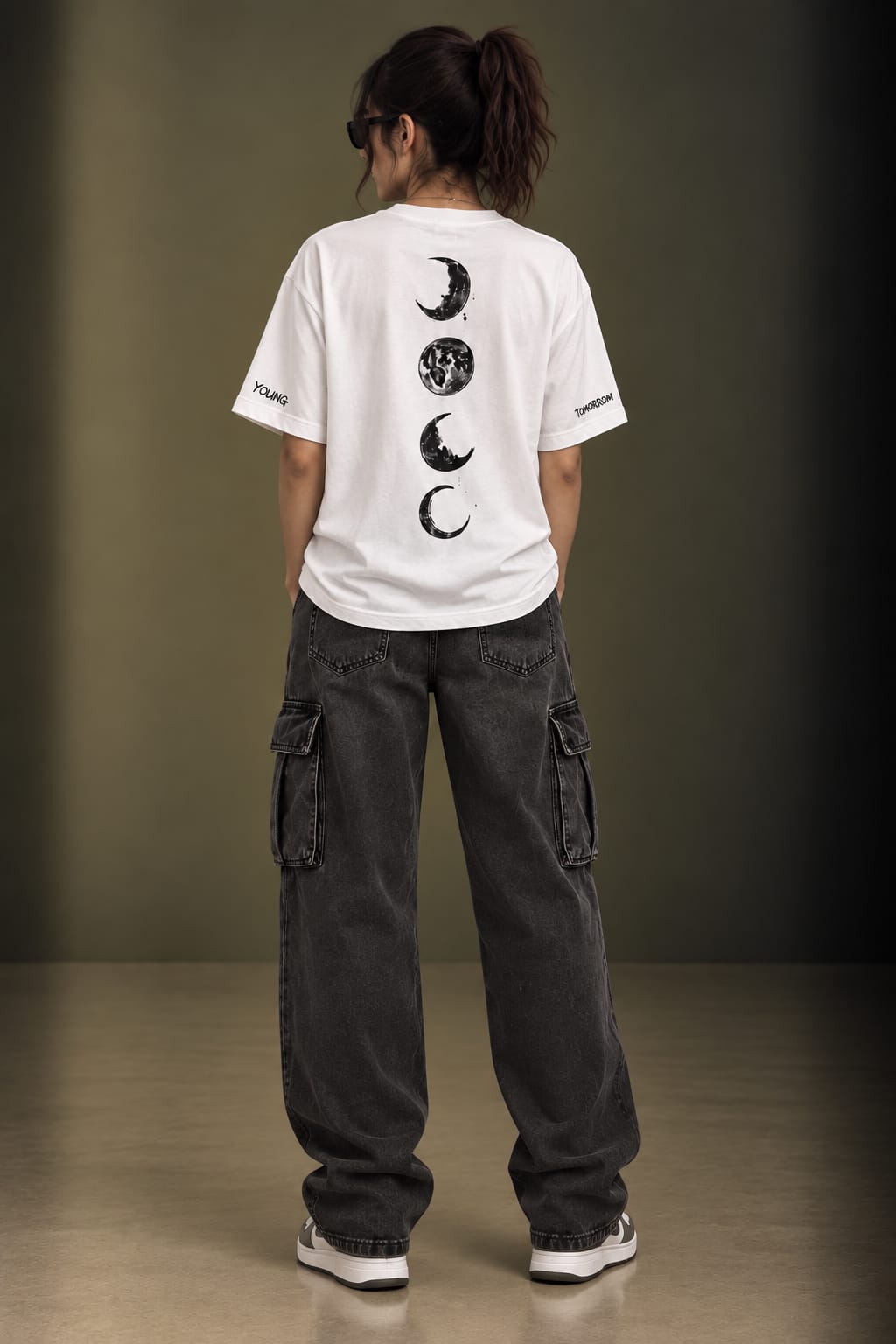 Jimin Tattoo Inspired White Tee