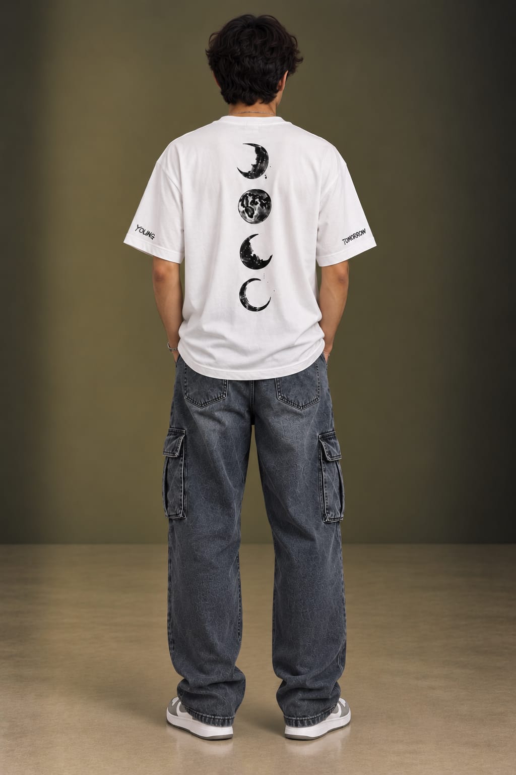 Jimin Tattoo Inspired White Tee