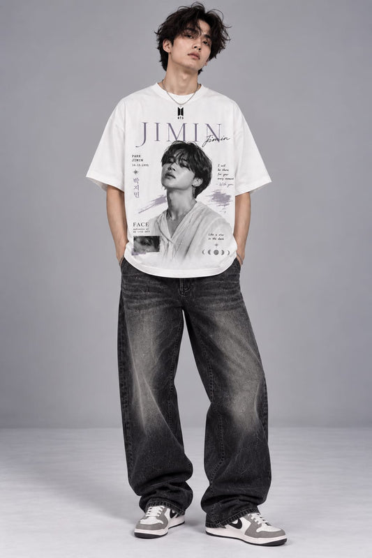 Serendipity – Jimin Inspired White Tee