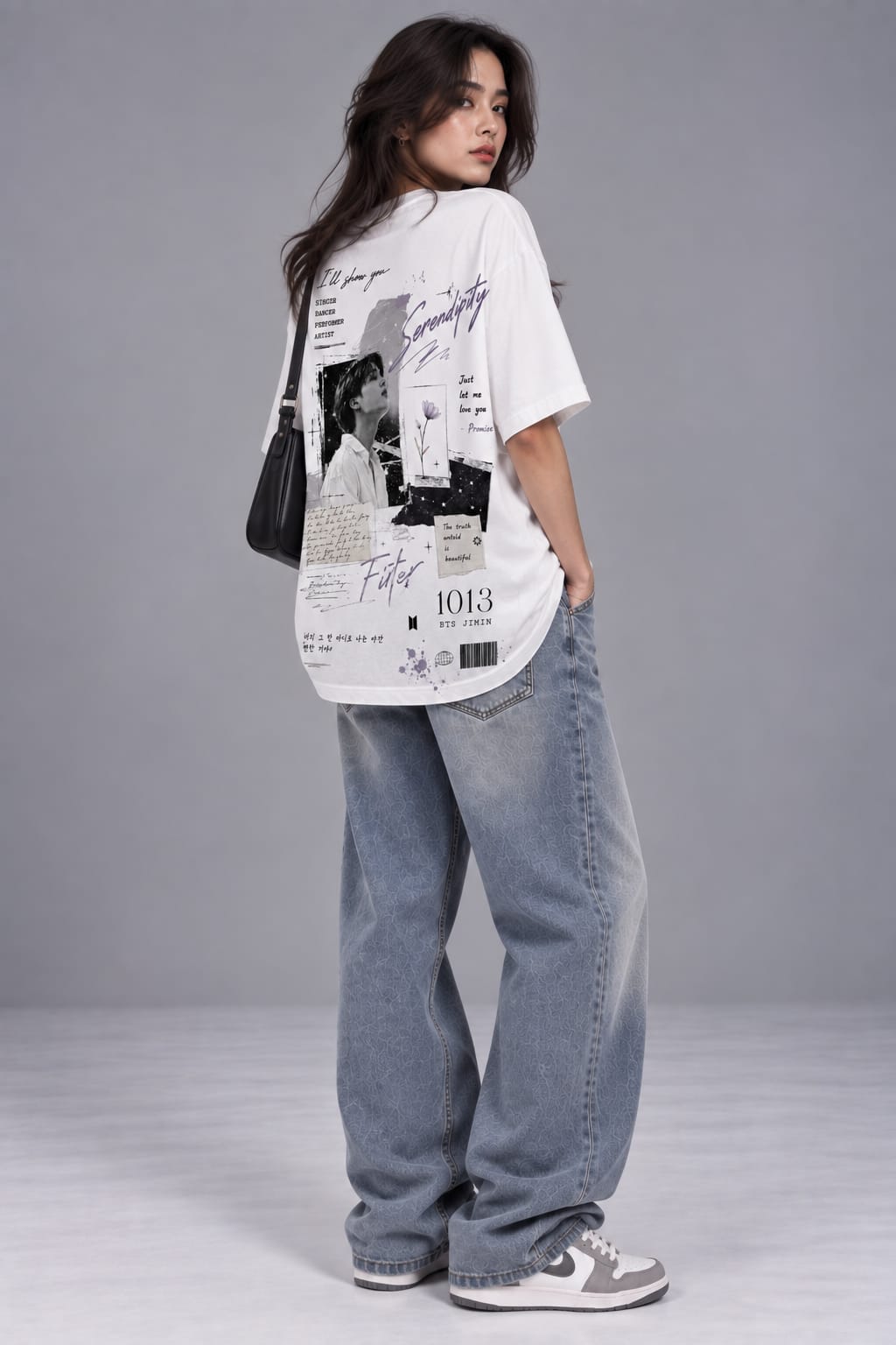 Serendipity – Jimin Inspired White Tee