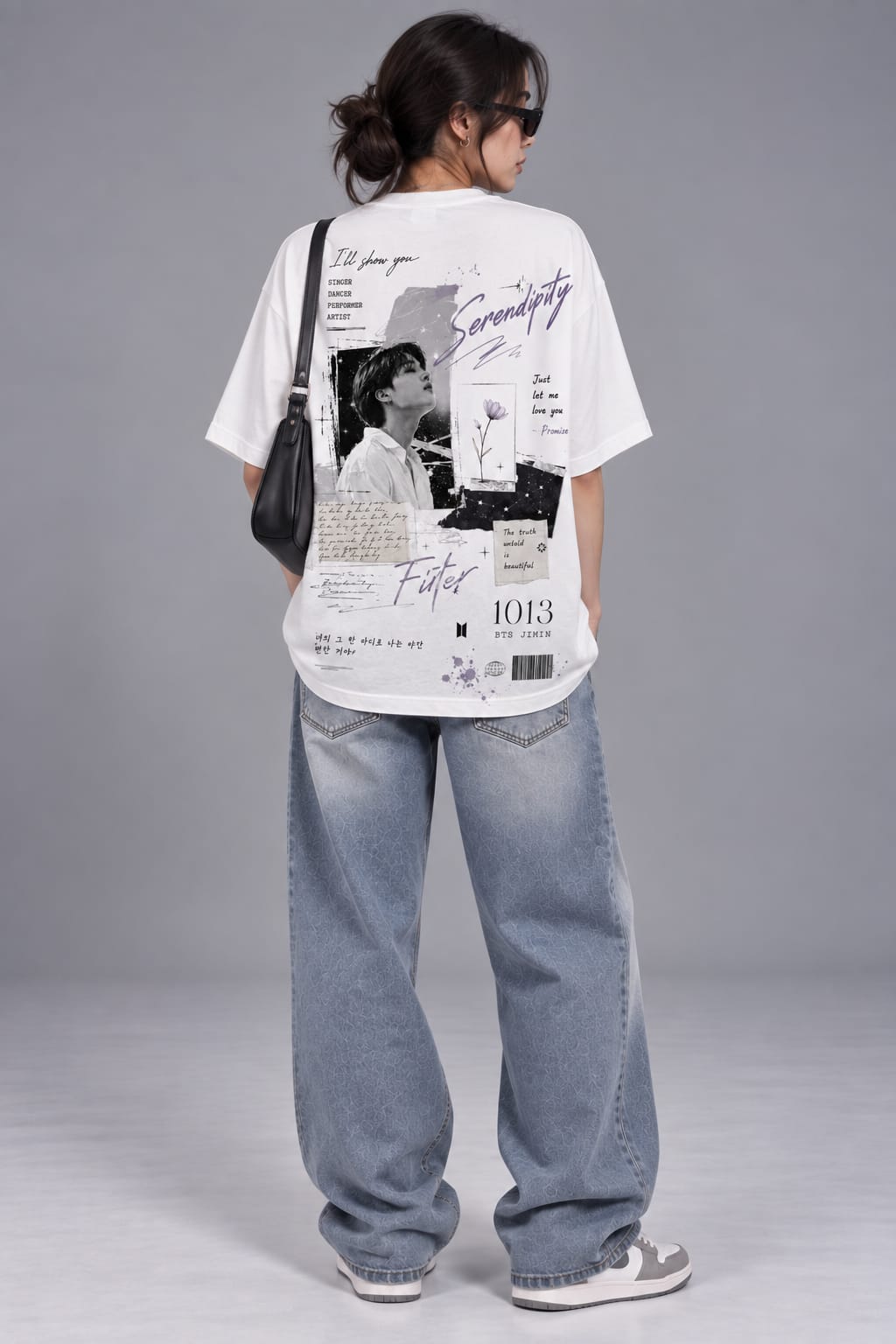 Serendipity – Jimin Inspired White Tee