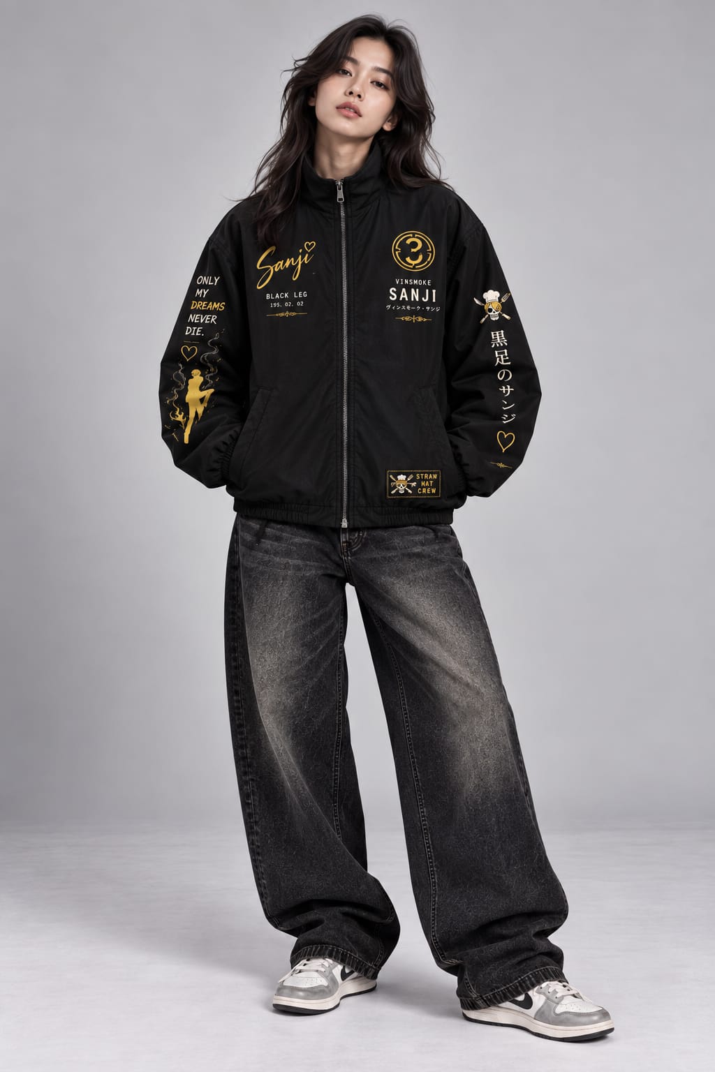 Vinsmoke Sanji Black Jacket – One Piece Edition
