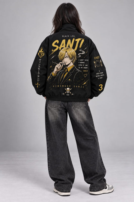 Vinsmoke Sanji Black Jacket – One Piece Edition