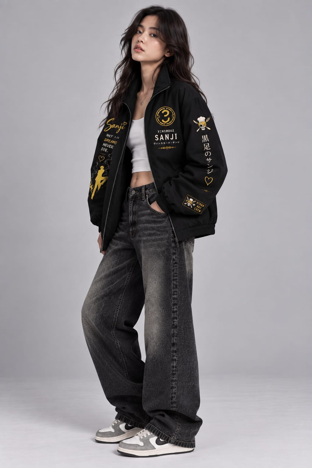Vinsmoke Sanji Black Jacket – One Piece Edition