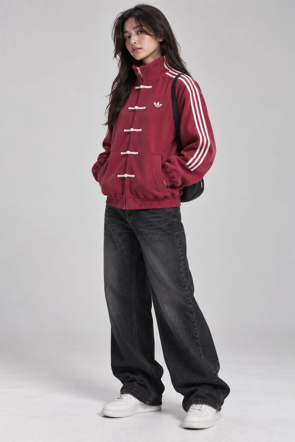 Maroon CNY - Inspired Unisex Jacket - Luxury Streetwear | Kezual